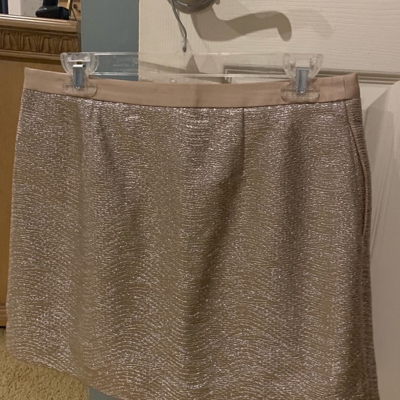 Tory Burch Kathleen Metallic Skirt - Picture 2 of 3